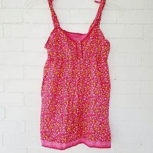 Faded Glory girls xl tank top shirt with ties